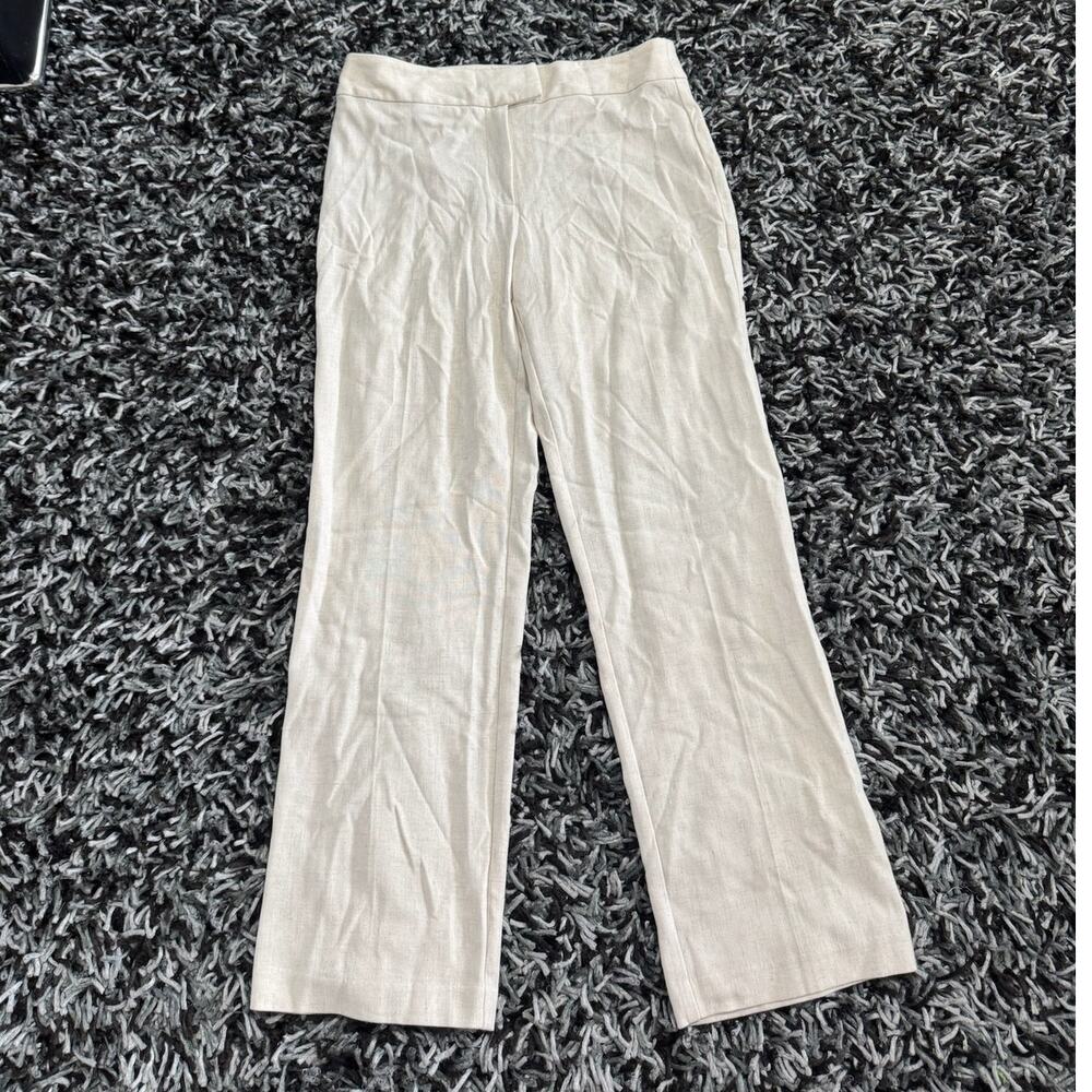 Sag Harbor Stretch Petite Linen Blend Pants - 6P